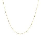 Italian Two-Tone SS Gold Plated 24"Necklace