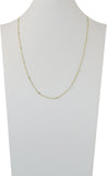 Italian Two-Tone SS Gold Plated 24"Necklace