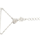 Sterling silver linear CZ bracelet