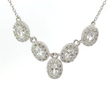 SS 925 White CZ Necklace