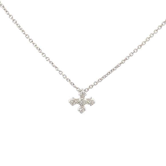 Sterling Silver Cross Pendant With Chain