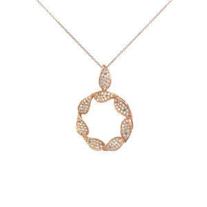 SS 925 Circle CZ Pendant With Chain